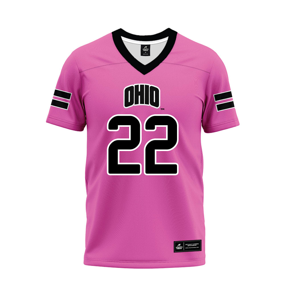 Ohio - NCAA Football : Jalen Thomeson - Pink Premium Football Jersey