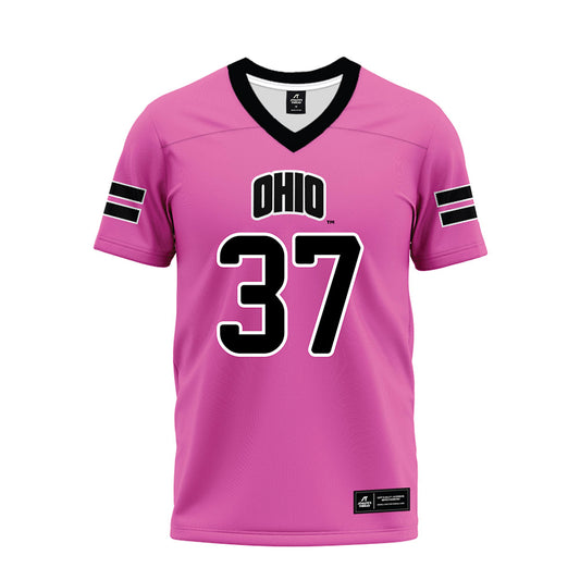 Ohio - NCAA Football : Blake Guffey - Pink Premium Football Jersey