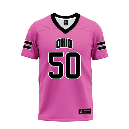 Ohio - NCAA Football : Owen DiFranco - Pink Premium Football Jersey