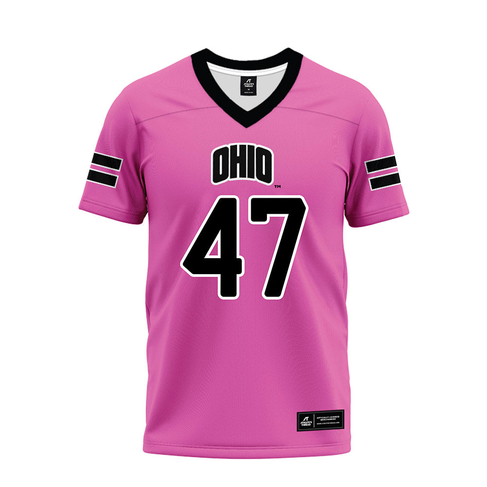 Ohio - NCAA Football : Alex Kasee - Pink Premium Football Jersey