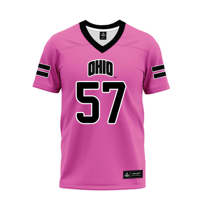 Ohio - NCAA Football : Carson Heidecker - Pink Premium Football Jersey