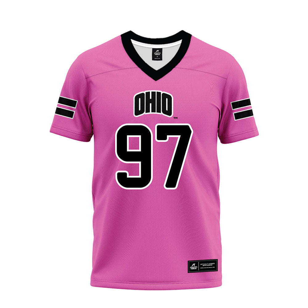 Ohio - NCAA Football : Austin Mitchell - Pink Premium Football Jersey