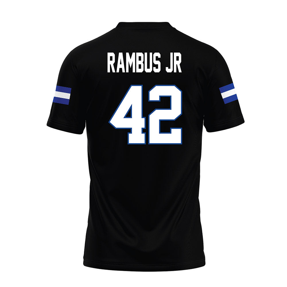 Grand Valley - NCAA Football : Antuane Rambus Jr - Black Premium Football Jersey-1