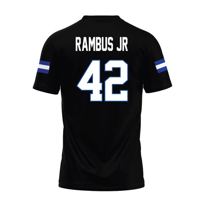 Grand Valley - NCAA Football : Antuane Rambus Jr - Black Premium Football Jersey-1