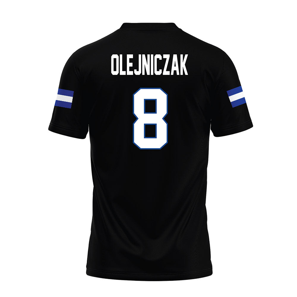 Grand Valley - NCAA Football : Zak Olejniczak - Black Premium Football Jersey-1