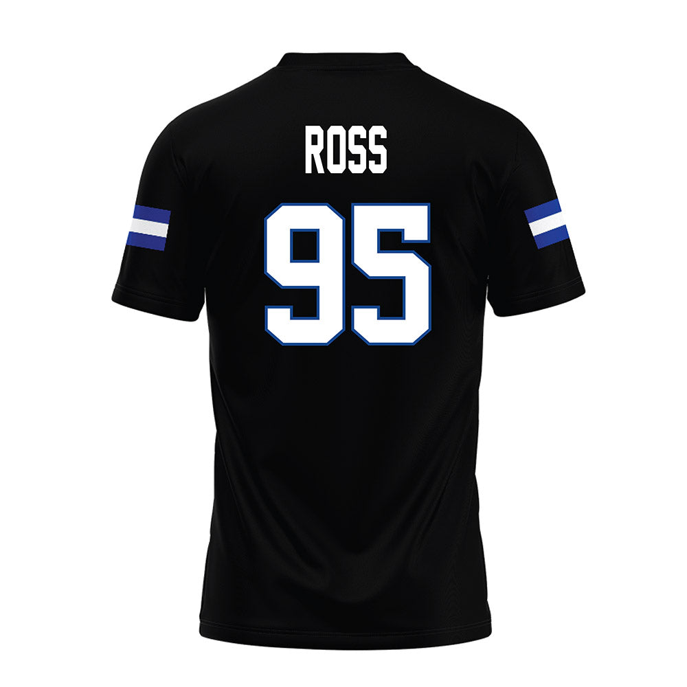 Grand Valley - NCAA Football : Josh Ross - Black Premium Football Jersey-1