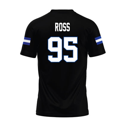 Grand Valley - NCAA Football : Josh Ross - Black Premium Football Jersey-1