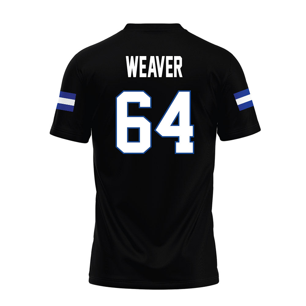 Grand Valley - NCAA Football : Brett Weaver - Black Premium Football Jersey-1