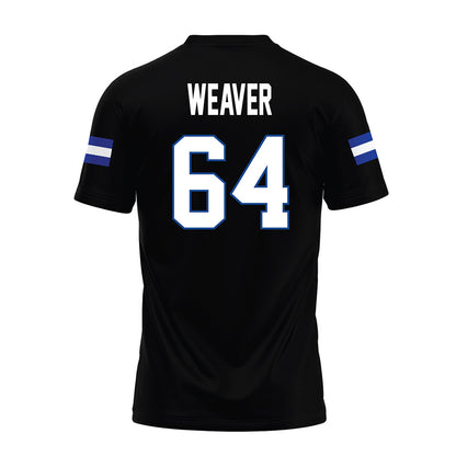 Grand Valley - NCAA Football : Brett Weaver - Black Premium Football Jersey-1