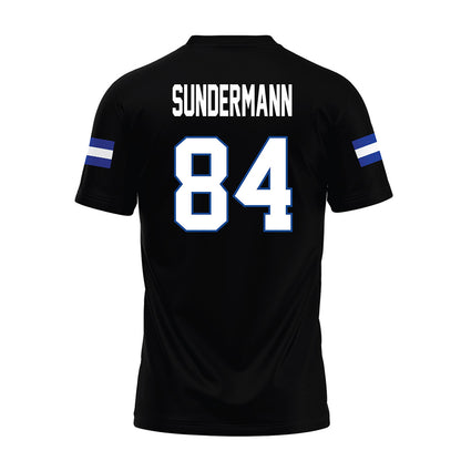 Grand Valley - NCAA Football : Evan Sundermann - Black Premium Football Jersey-1