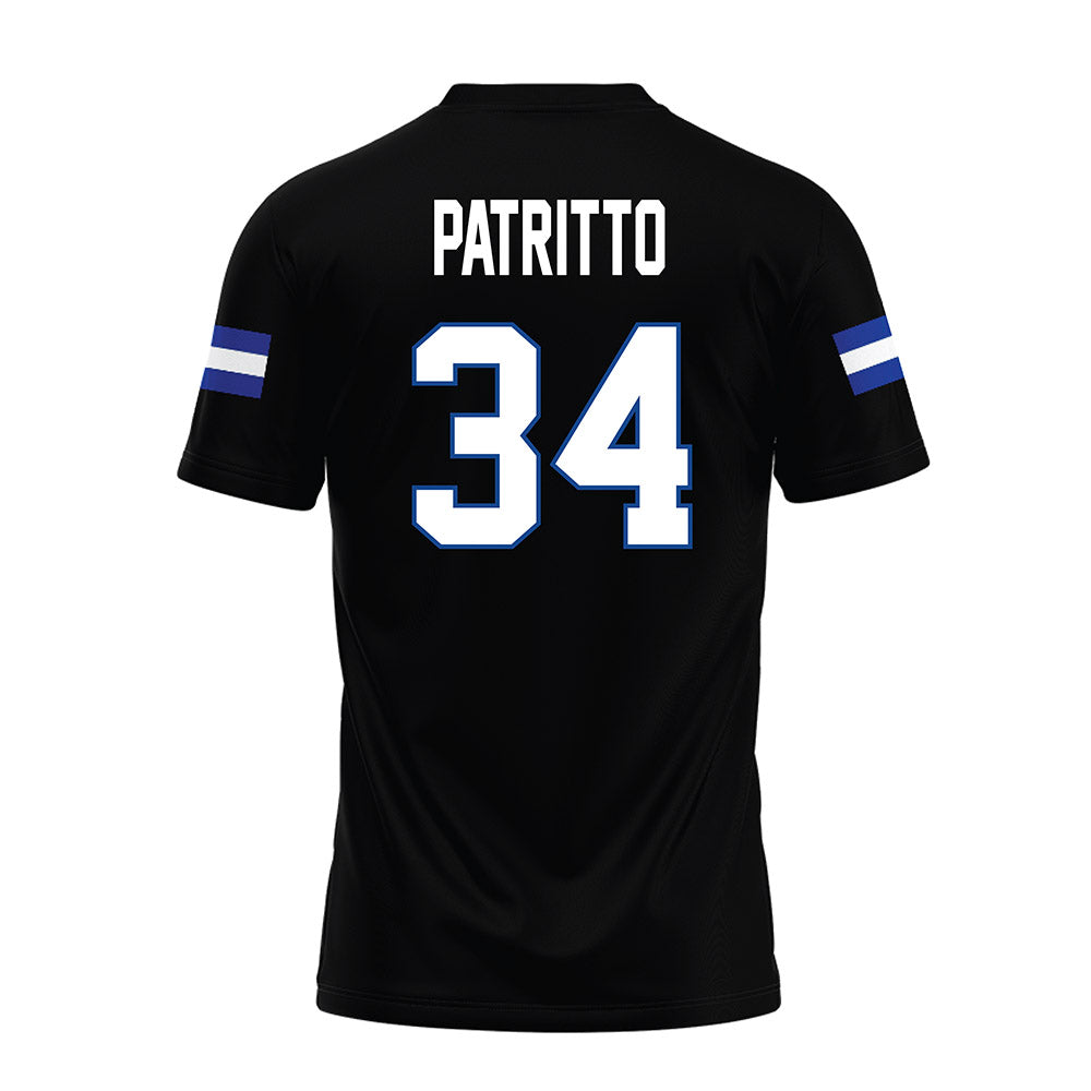 Grand Valley - NCAA Football : Cole Patritto - Black Premium Football Jersey-1