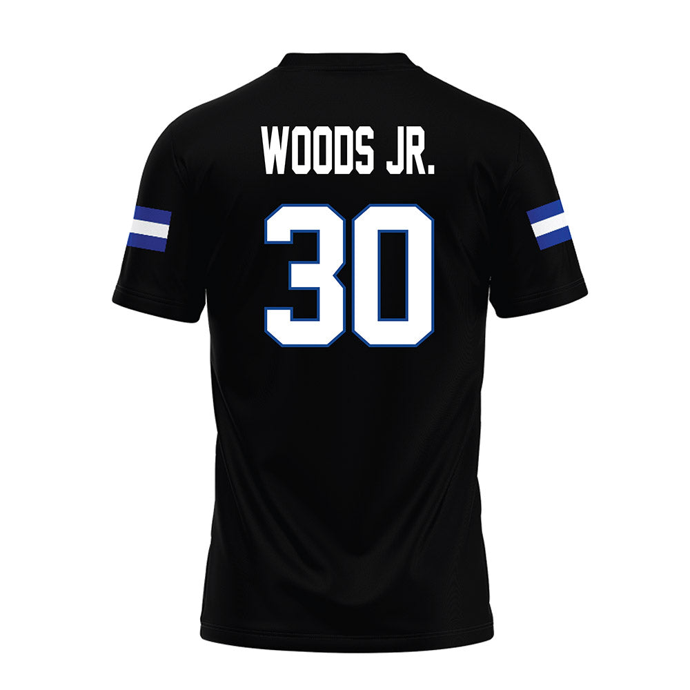 Grand Valley - NCAA Football : Derrick Woods Jr. - Black Premium Football Jersey-1