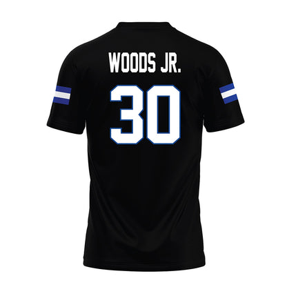 Grand Valley - NCAA Football : Derrick Woods Jr. - Black Premium Football Jersey-1