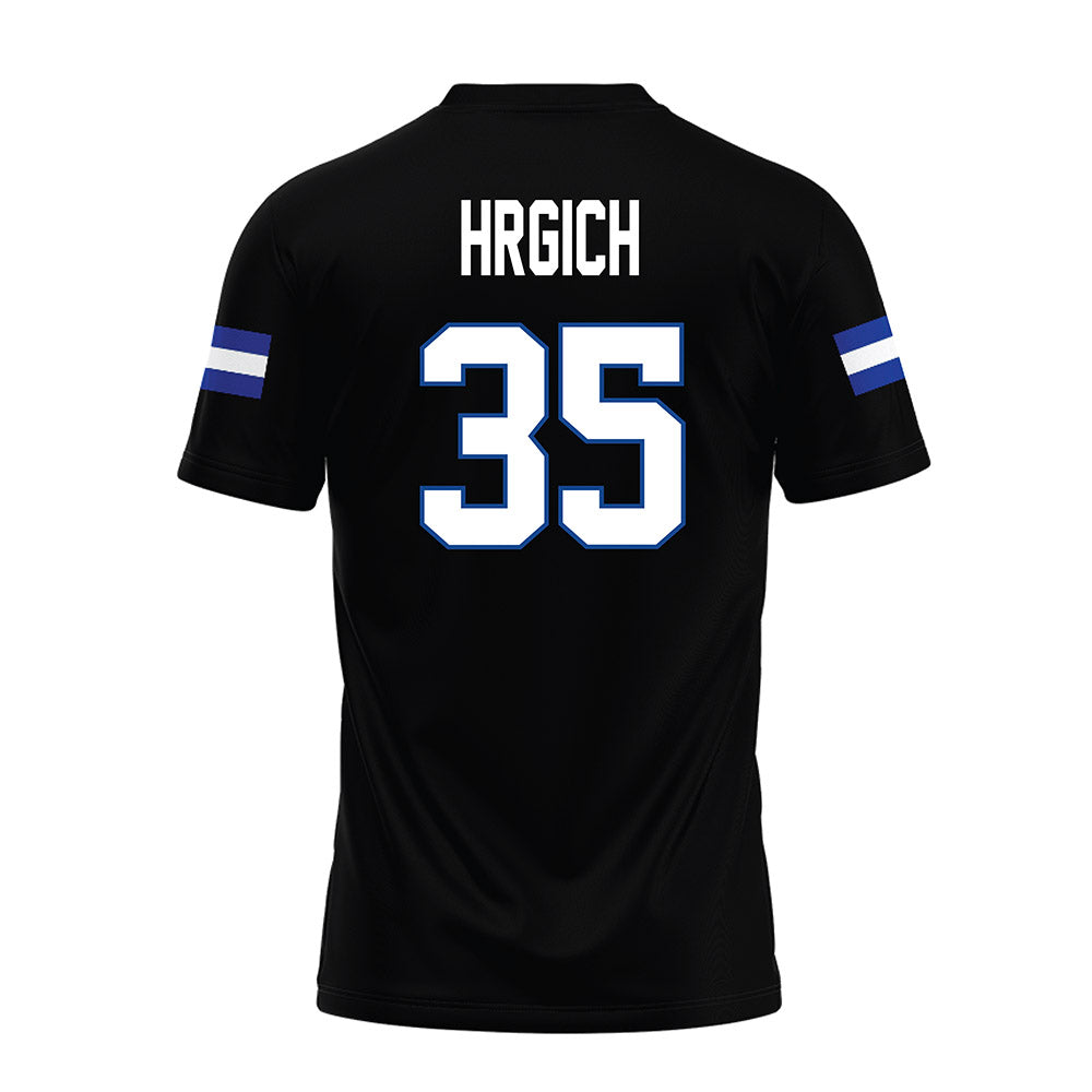 Grand Valley - NCAA Football : Trace Hrgich - Black Premium Football Jersey-1