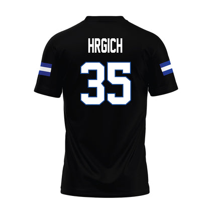 Grand Valley - NCAA Football : Trace Hrgich - Black Premium Football Jersey-1