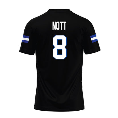 Grand Valley - NCAA Football : Kyle Nott - Black Premium Football Jersey-1