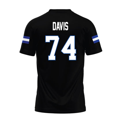 Grand Valley - NCAA Football : Jordan Davis - Black Premium Football Jersey-1