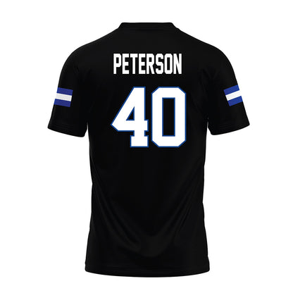 Grand Valley - NCAA Football : Brett Peterson - Black Premium Football Jersey-1