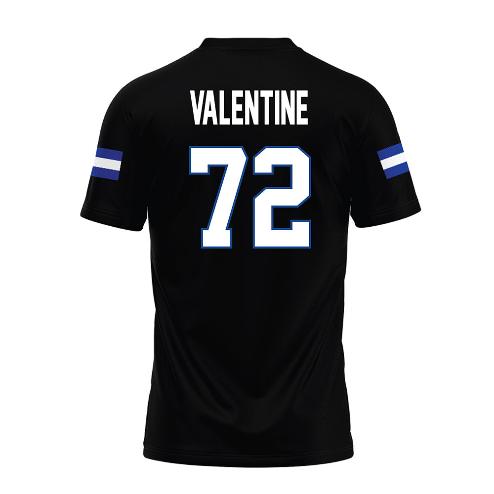 Grand Valley - NCAA Football : Evan Valentine - Black Premium Football Jersey-1