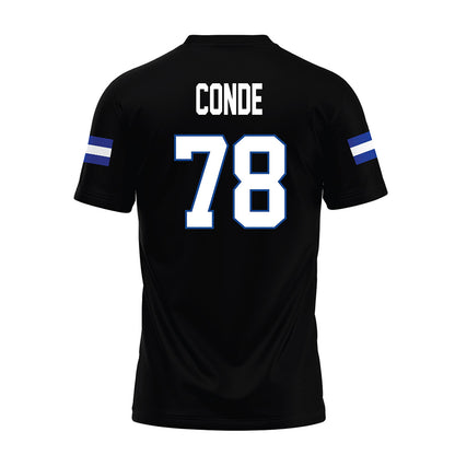 Grand Valley - NCAA Football : Jibriel Conde - Black Premium Football Jersey-1