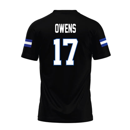 Grand Valley - NCAA Football : Kenyon Owens - Black Premium Football Jersey-1