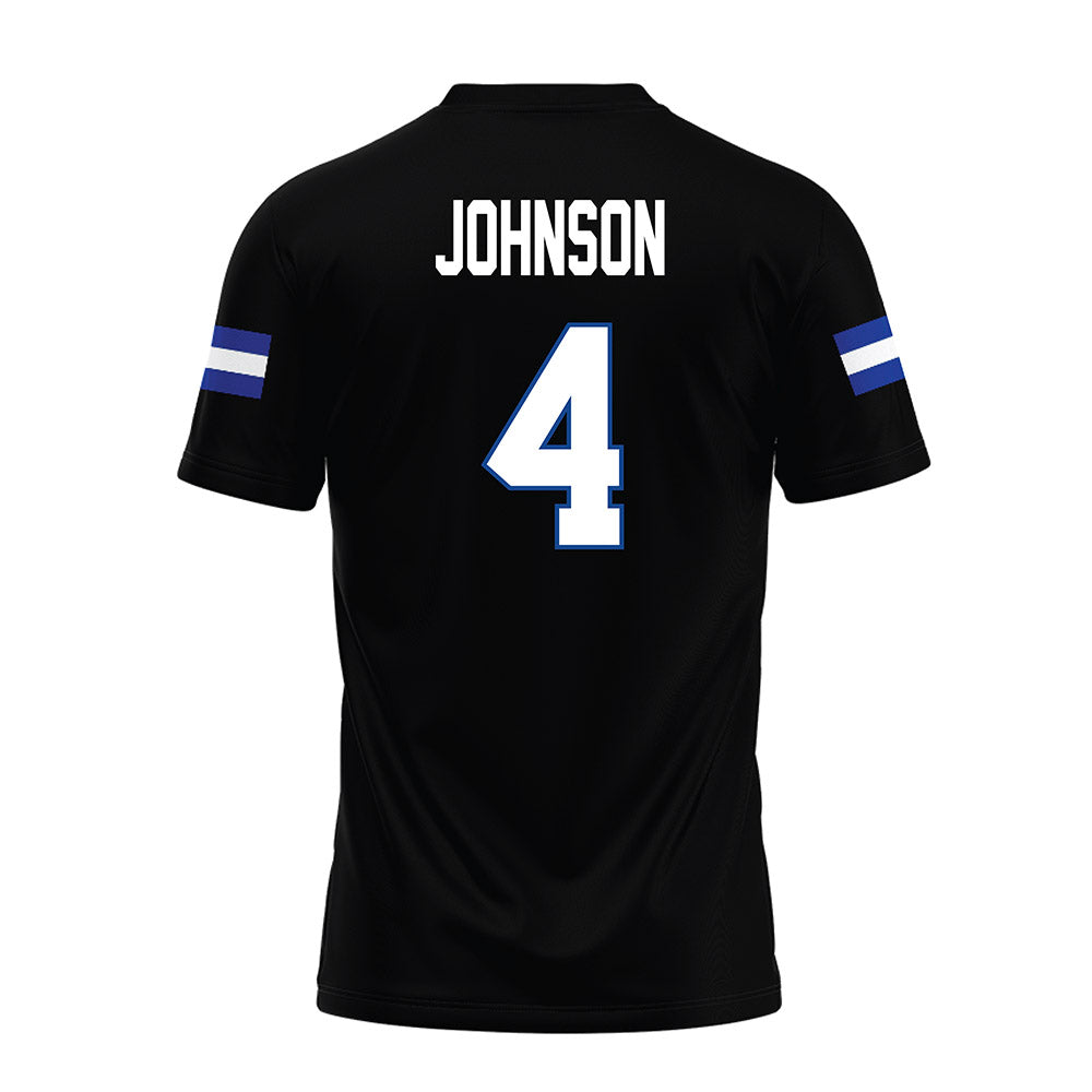 Grand Valley - NCAA Football : Darrell Johnson - Black Premium Football Jersey-1