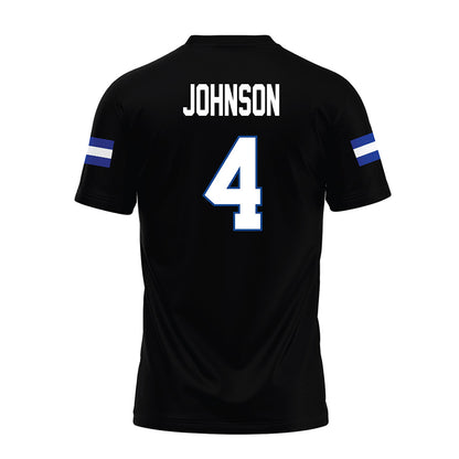 Grand Valley - NCAA Football : Darrell Johnson - Black Premium Football Jersey-1