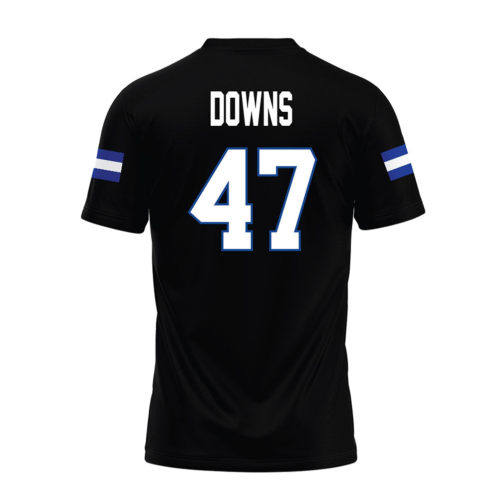 Grand Valley - NCAA Football : Jimmy Downs - Black Premium Football Jersey-1