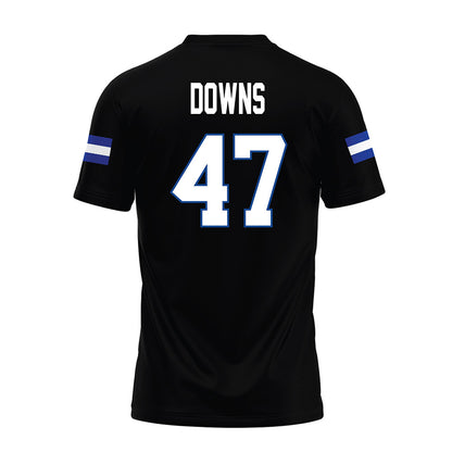 Grand Valley - NCAA Football : Jimmy Downs - Black Premium Football Jersey-1