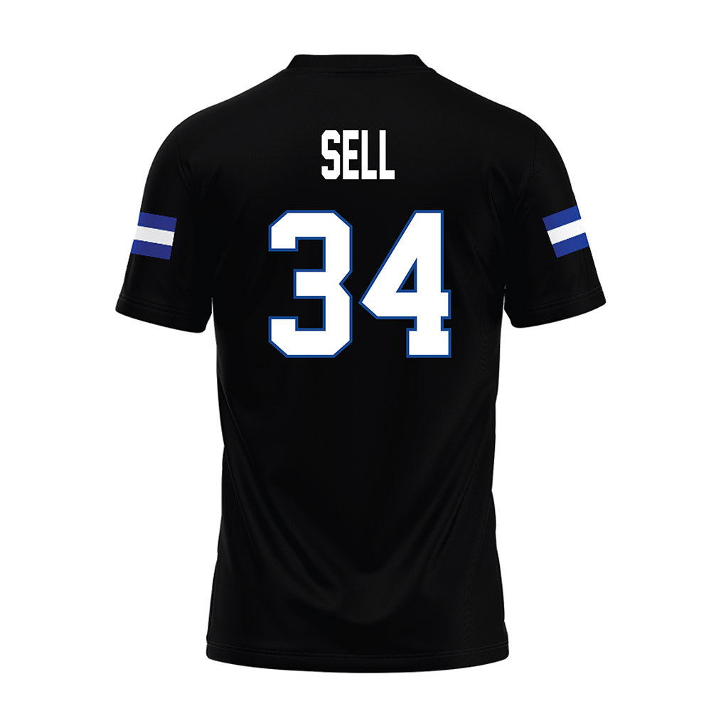 Grand Valley - NCAA Football : Keegan Sell - Black Premium Football Jersey-1