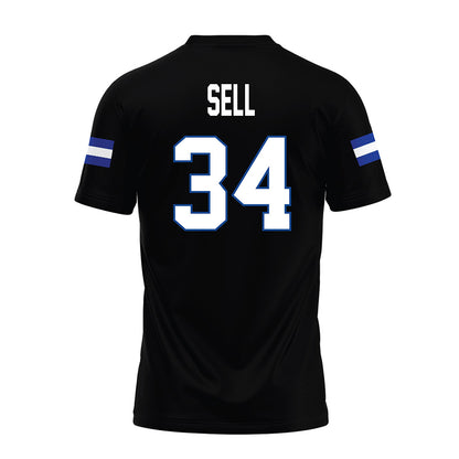Grand Valley - NCAA Football : Keegan Sell - Black Premium Football Jersey-1