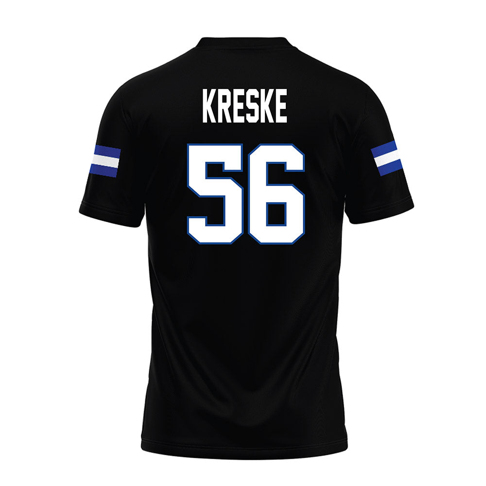 Grand Valley - NCAA Football : David Kreske - Black Premium Football Jersey-1