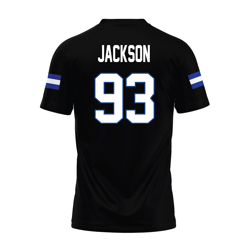 Grand Valley - NCAA Football : Ronald Jackson - Black Premium Football Jersey-1