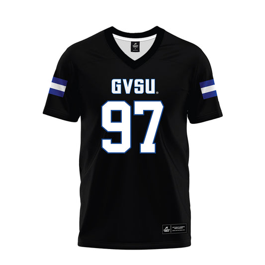 Grand Valley - NCAA Football : Camren VanSolkema - Black Premium Football Jersey-0