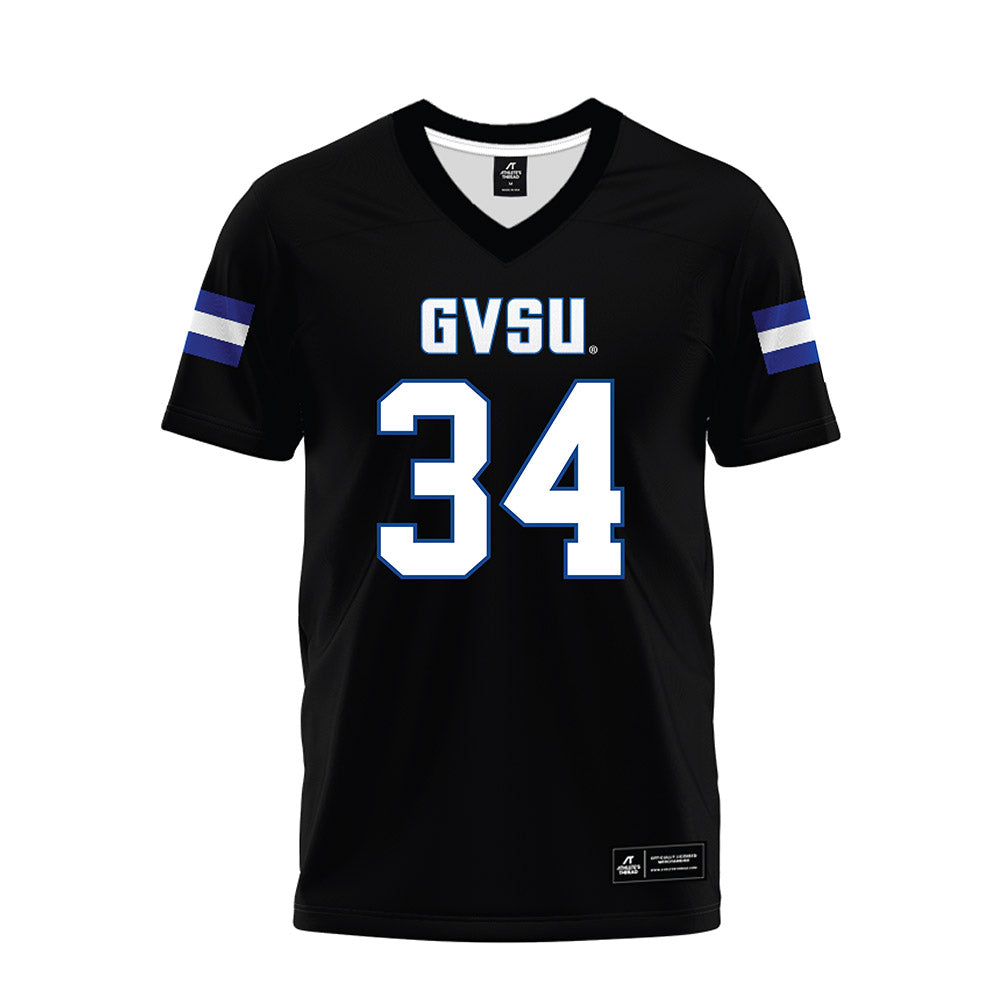 Grand Valley - NCAA Football : Cole Patritto - Black Premium Football Jersey-0