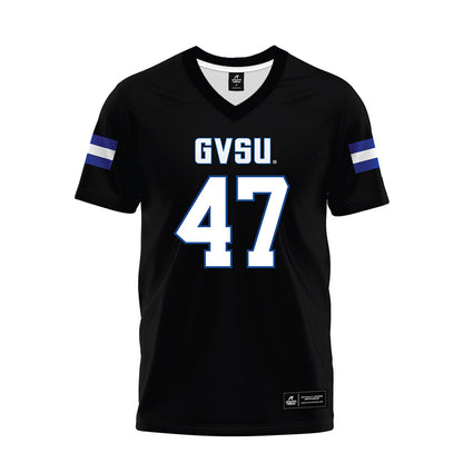 Grand Valley - NCAA Football : Jimmy Downs - Black Premium Football Jersey-0
