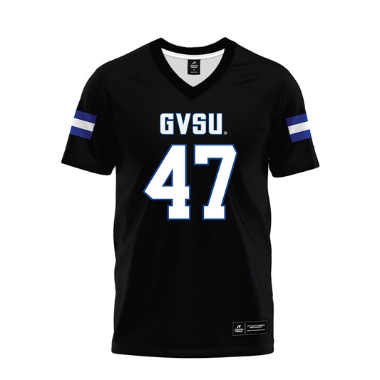 Grand Valley - NCAA Football : Jimmy Downs - Black Premium Football Jersey-0