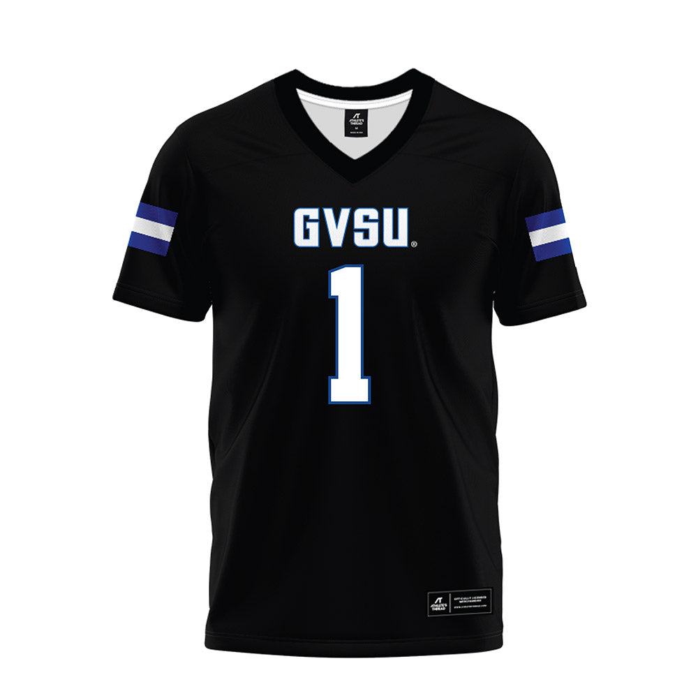 Grand Valley - NCAA Football : Lynn Wyche El - Black Premium Football Jersey-0