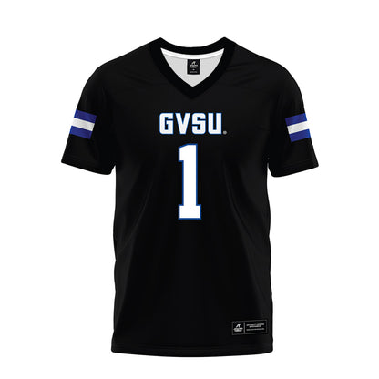 Grand Valley - NCAA Football : Lynn Wyche El - Black Premium Football Jersey-0