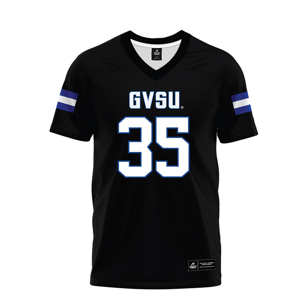 Grand Valley - NCAA Football : Trace Hrgich - Black Premium Football Jersey-0
