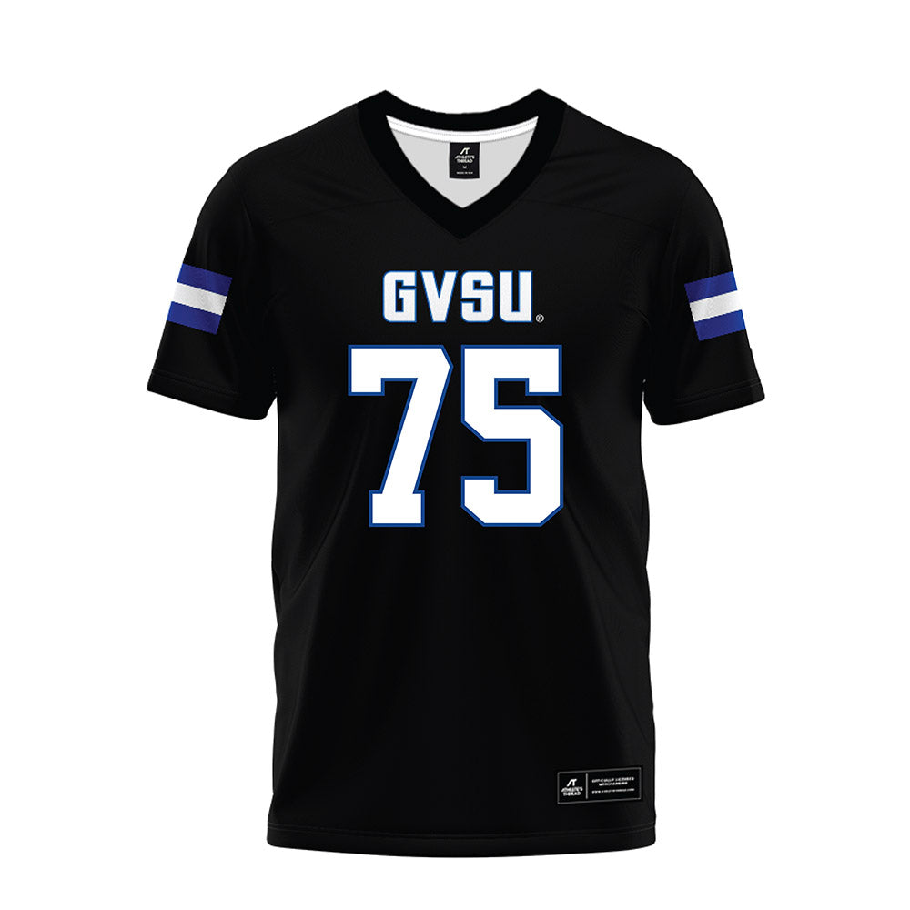 Grand Valley - NCAA Football : Joshua Martin - Black Premium Football Jersey-0