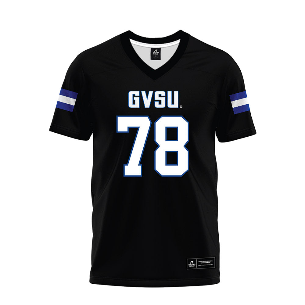 Grand Valley - NCAA Football : Jibriel Conde - Black Premium Football Jersey-0