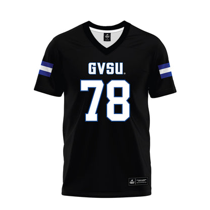 Grand Valley - NCAA Football : Jibriel Conde - Black Premium Football Jersey-0