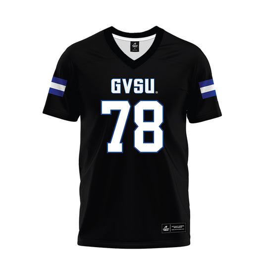Grand Valley - NCAA Football : Jibriel Conde - Black Premium Football Jersey-0