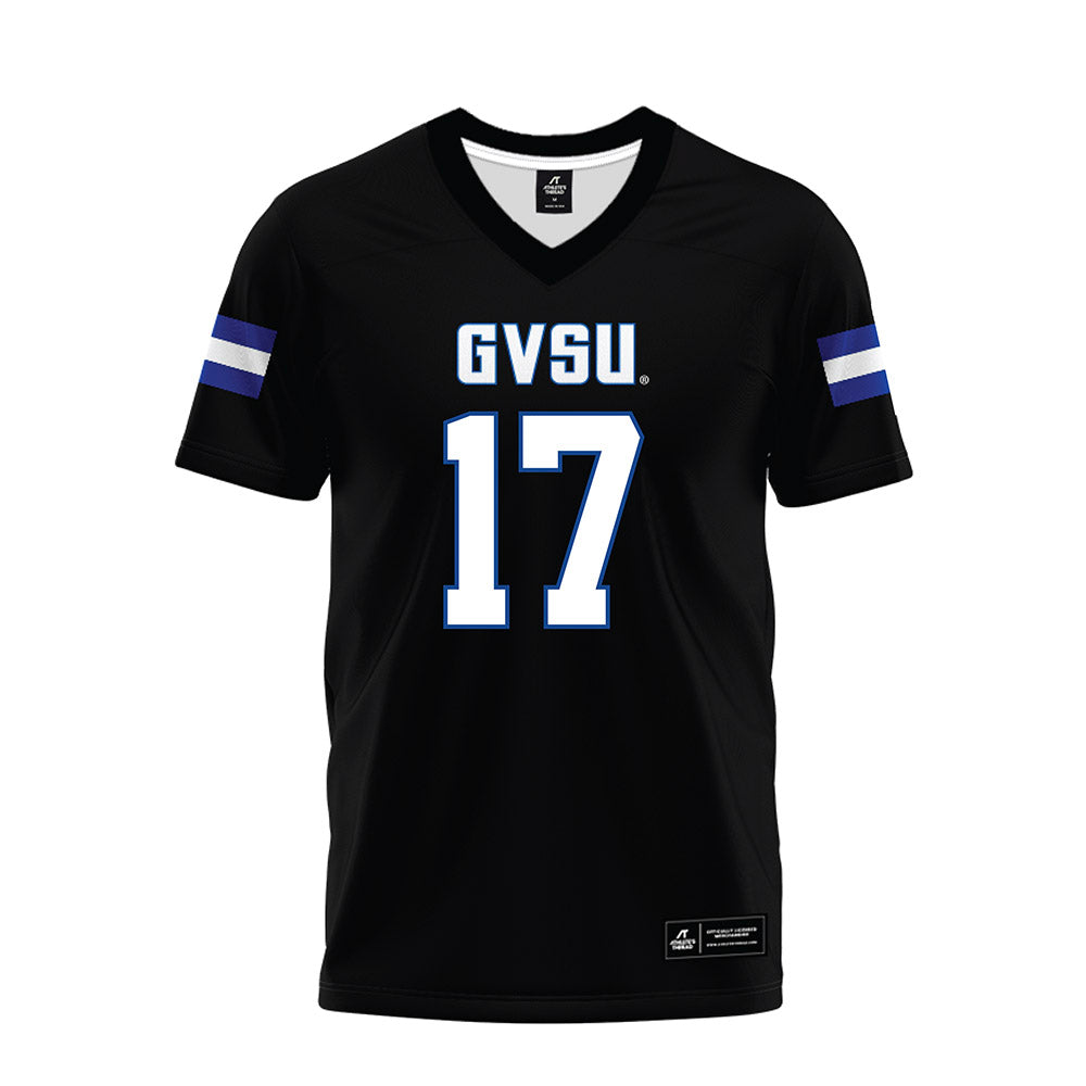 Grand Valley - NCAA Football : Kenyon Owens - Black Premium Football Jersey-0