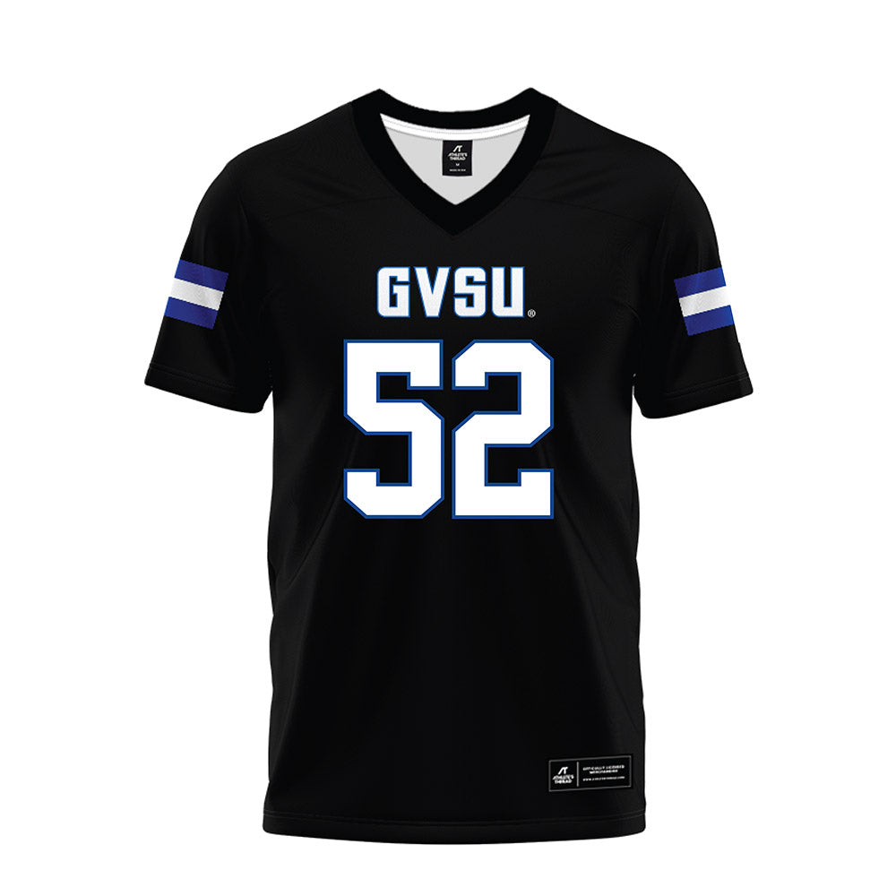 Grand Valley - NCAA Football : James Kent Jr. - Black Premium Football Jersey-0