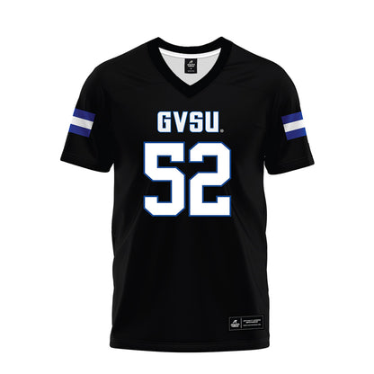 Grand Valley - NCAA Football : James Kent Jr. - Black Premium Football Jersey-0