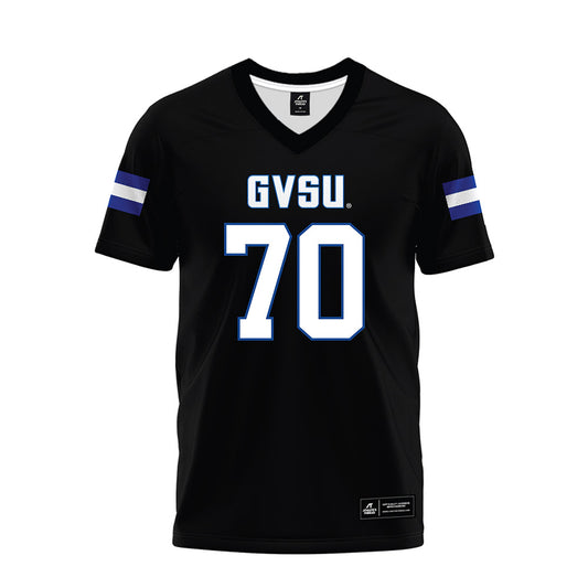 Grand Valley - NCAA Football : Garrett Carroll - Black Premium Football Jersey-0