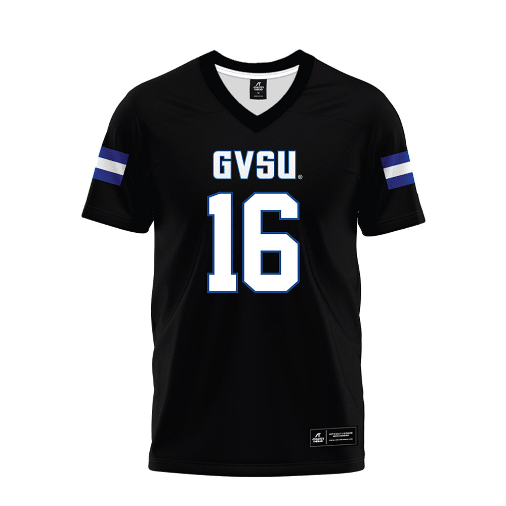 Grand Valley - NCAA Football : Luke McLean - Black Premium Football Jersey-0