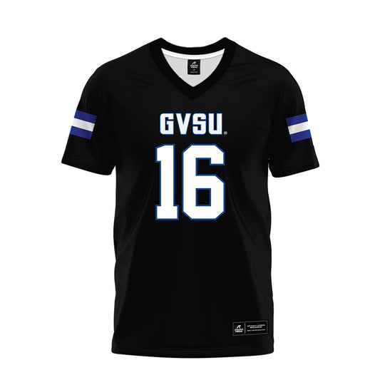 Grand Valley - NCAA Football : Luke McLean - Black Premium Football Jersey-0